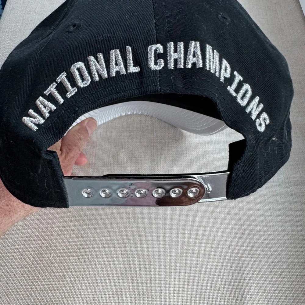 Jordan North Carolina Tar Heels 2017 NCAA National Champions‎ Hat Snapback Black